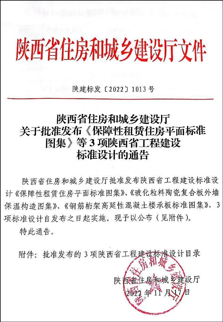 陜建產投集團參與編制的陜西省《保障性租賃住房平面標準化圖集》發布